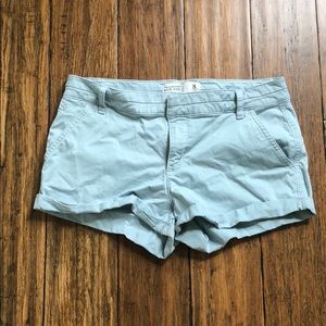 Sea foam blue chino shorts